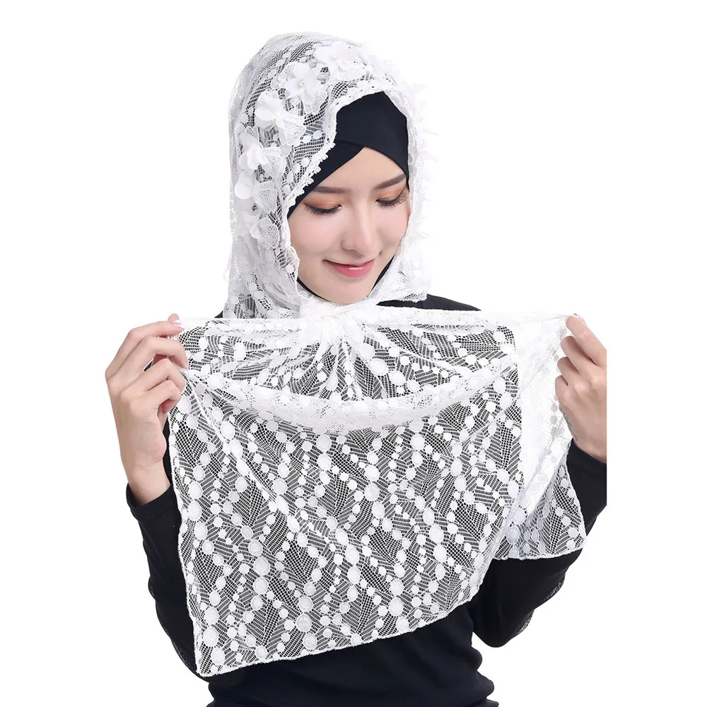 Stole Wedding Shawl - ผ้าคลุมไหล่ลูกไม้สีพื้น ระบายอากาศได้ดี สำหรับผู้หญิง ผ้าคลุมศีรษะแบบโปร่ง ผ้าคลุมไหล่สำหรับงานเลี้ยงกลางคืน งานแต่งงาน