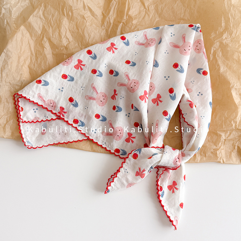 ผ้าพันคอผ้าฝ้ายลินินทรงสี่เหลี - Face Scarf Mask บทวิจารณ์และราคา