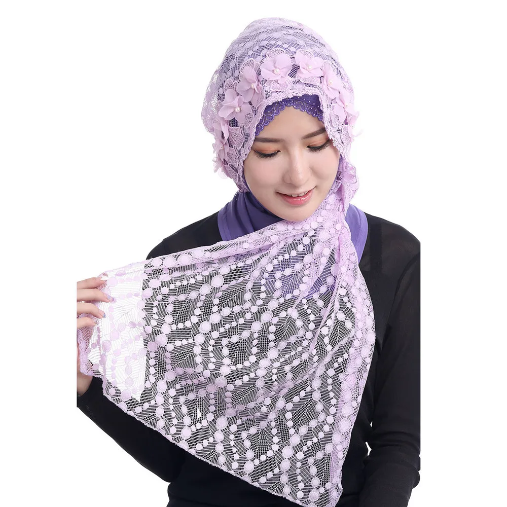 ผ้าคลุมไหล่ลูกไม้สีพื้น ระบายอ - Stole Wedding Shawl บทวิจารณ์และราคา