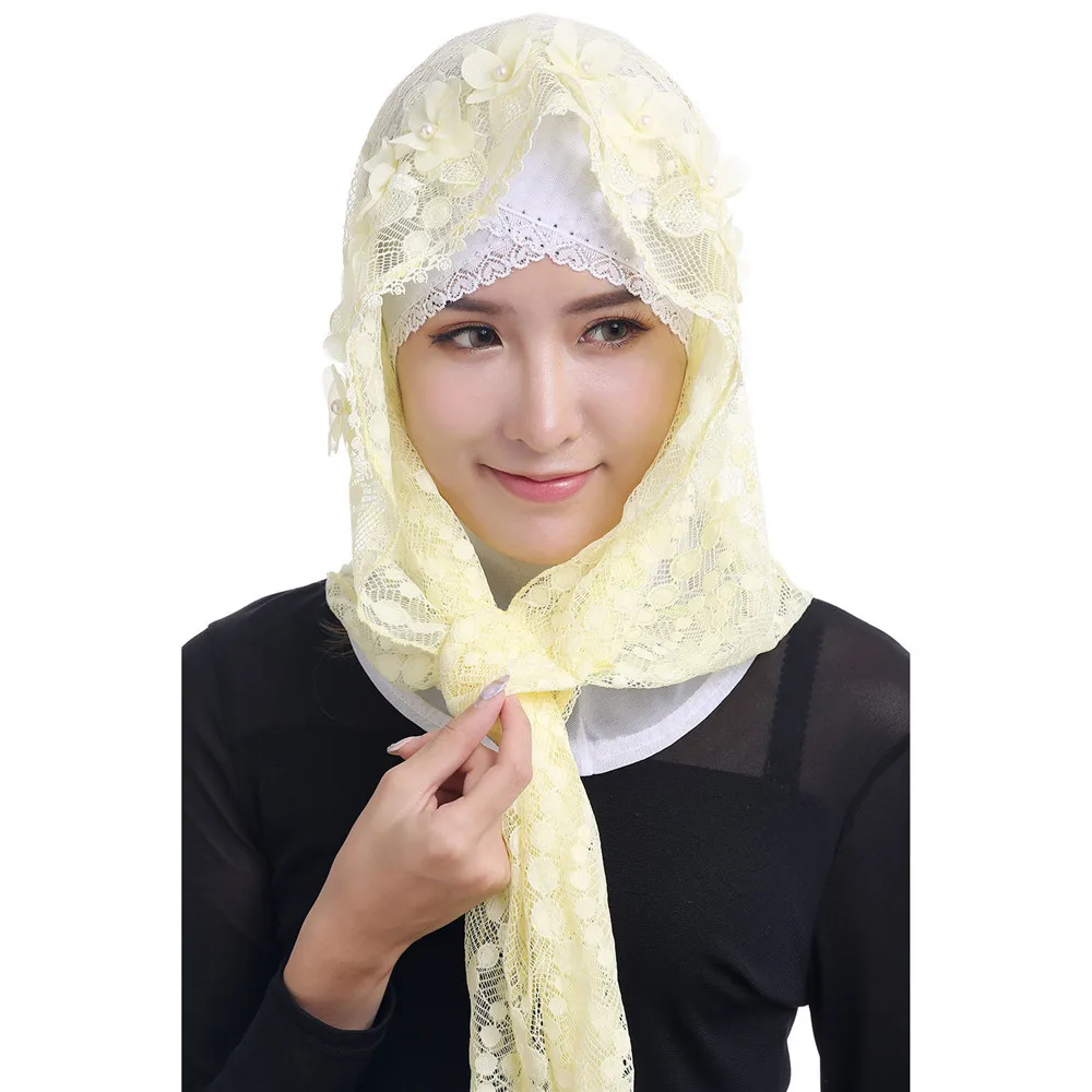 ผ้าคลุมไหล่ลูกไม้สีพื้น ระบายอ - Stole Wedding Shawl บทวิจารณ์และราคา