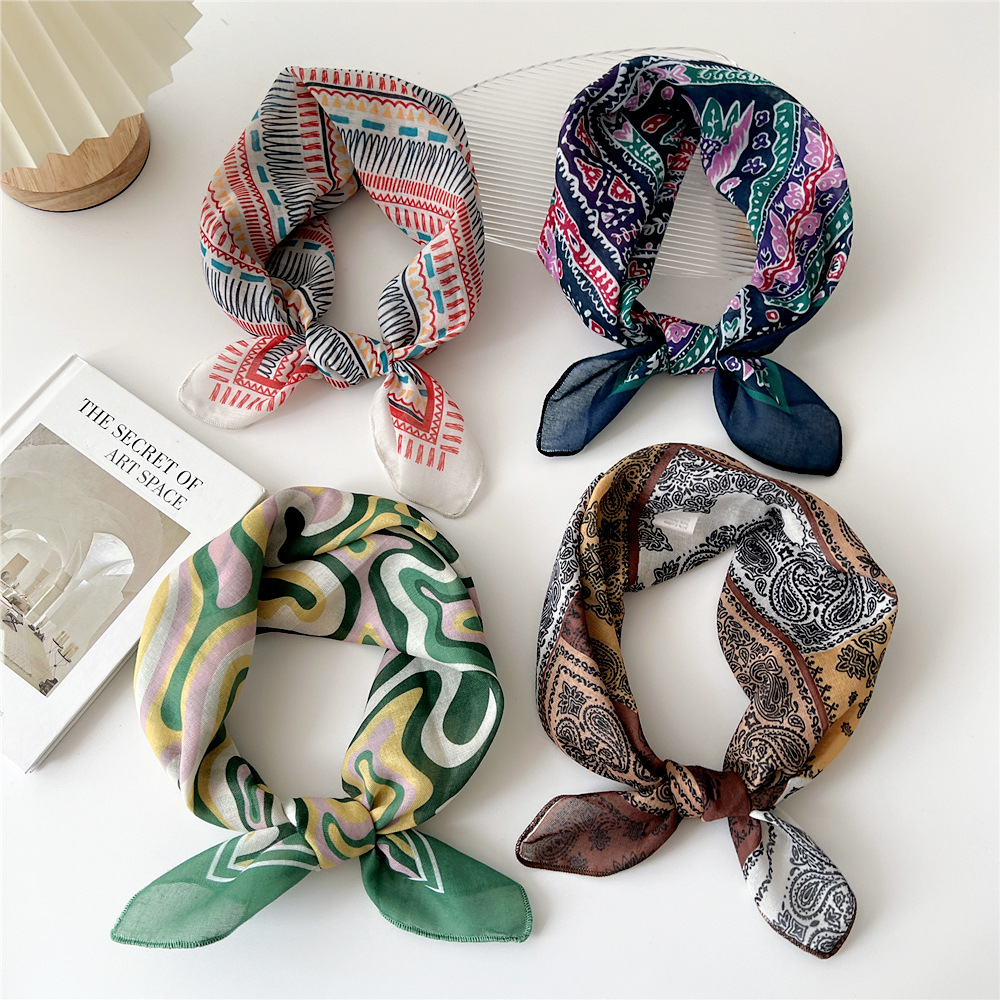แฟชั่นผ้าพันคอผ้าฝ้ายผู้หญิงดอ - Face Scarf Mask บทวิจารณ์และราคา