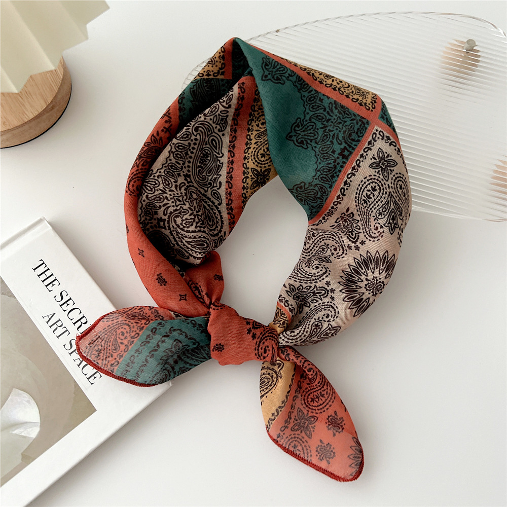 แฟชั่นผ้าพันคอผ้าฝ้ายผู้หญิงดอ - Face Scarf Mask บทวิจารณ์และราคา