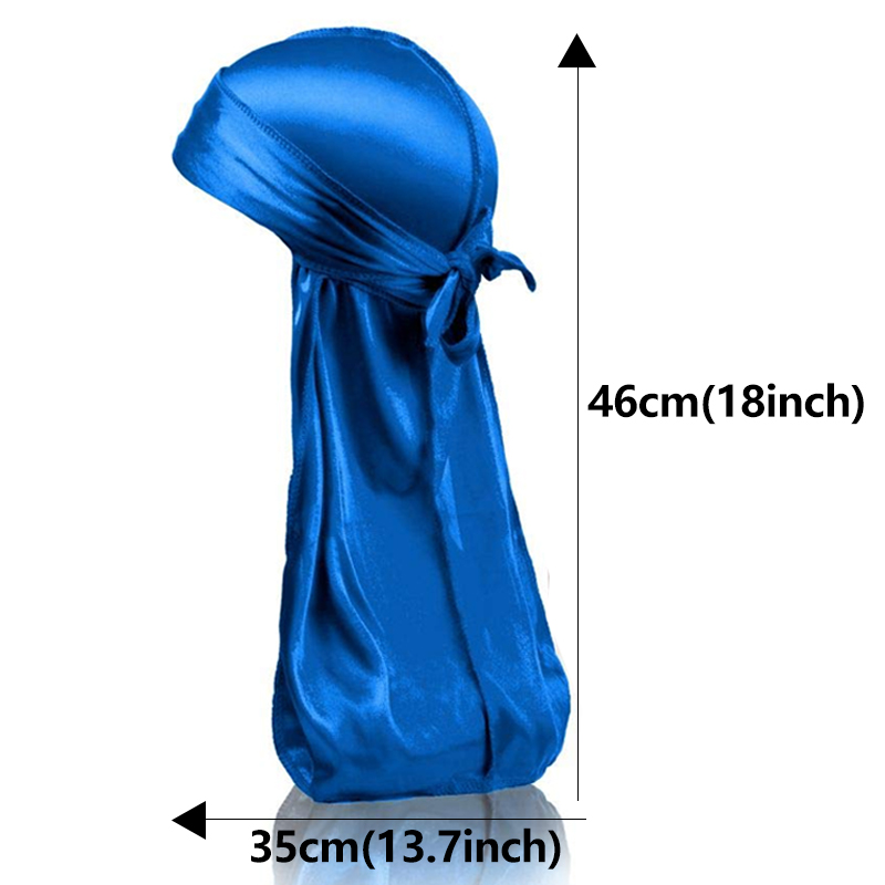 1-4 ชิ้นใหม่ผ้าไหม Durag Banda - Bandana Doo Rag บทวิจารณ์และราคา