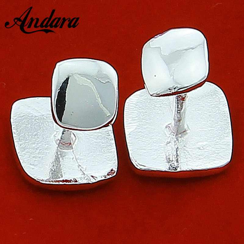 ขายร้อนเงินสแควร์ Cufflink ผู้ - Tie Clip Silver บทวิจารณ์และราคา