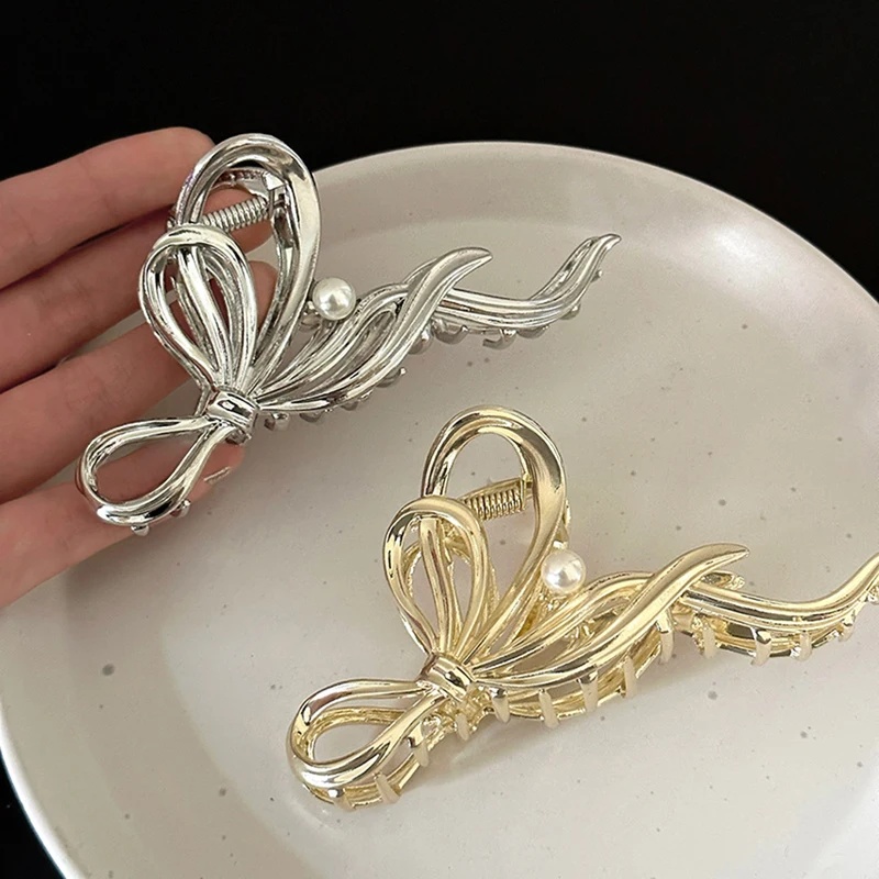 กิ๊บติดผมโลหะรูปทรงเรขาคณิตสีท - Tie Clip Silver บทวิจารณ์และราคา