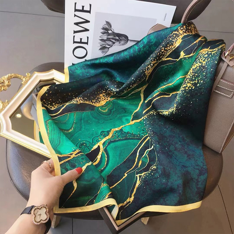 70x70 ซม.ผ้าพันคอผู้หญิงผ้าไหม - Ascot Neck Scarf บทวิจารณ์และราคา