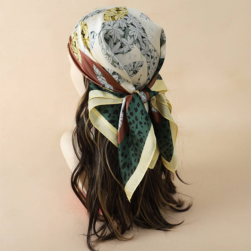70x70 ซม.ผ้าพันคอผู้หญิงผ้าไหม - Ascot Neck Scarf บทวิจารณ์และราคา