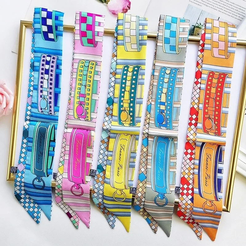 ผ้าพันคอไหมทวิลล์แฟชั่นสำหรับผ - Ascot Neck Scarf บทวิจารณ์และราคา
