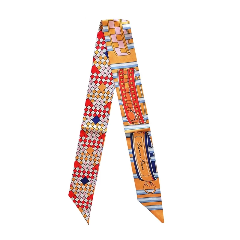 ผ้าพันคอไหมทวิลล์แฟชั่นสำหรับผ - Ascot Neck Scarf บทวิจารณ์และราคา